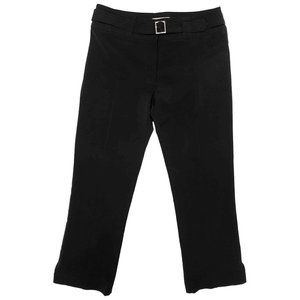 Karen Millen Straight Pants with Silver Buckle